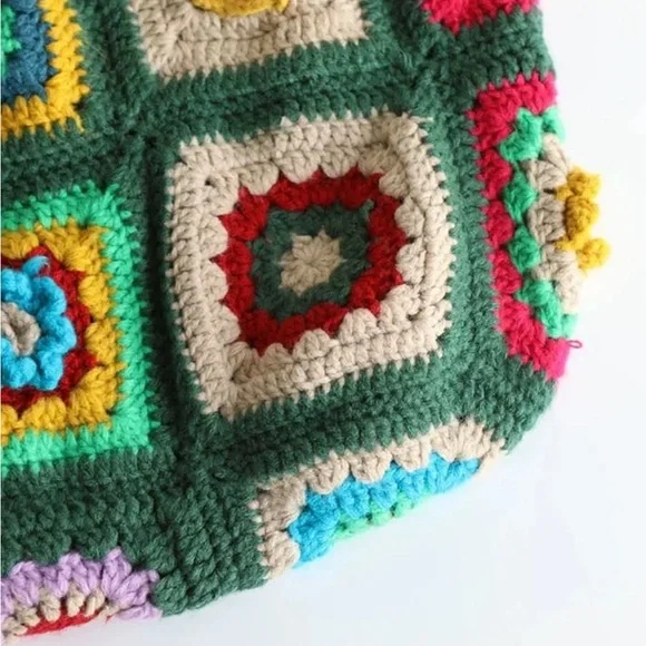 Handmade Crocheted Handbag - Picture 2 of 3